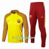 FC Barcelona Tränings Sweatshirtställ 2017-18 Gul Orange